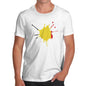 Funny Mens Tshirts Belgium Splat Men's T-Shirt Large White