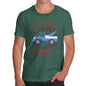 Funny Mens T Shirts Camel Towing Men's T-Shirt X-Large Bottle Green