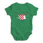 Croatia Splat Baby Unisex Baby Grow Bodysuit