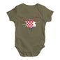 Croatia Splat Baby Unisex Baby Grow Bodysuit