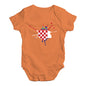 Croatia Splat Baby Unisex Baby Grow Bodysuit