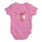 Croatia Splat Baby Unisex Baby Grow Bodysuit