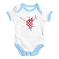Croatia Splat Baby Unisex Baby Grow Bodysuit