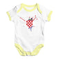 Croatia Splat Baby Unisex Baby Grow Bodysuit