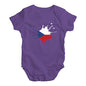 Czech Republic Splat Baby Unisex Baby Grow Bodysuit