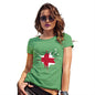 Funny T Shirts For Mum England Splat Women's T-Shirt Small Green