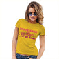 Funny T-Shirts For Women Sarcasm Train Hard I'll Go Home Women's T-Shirt Large Yellow