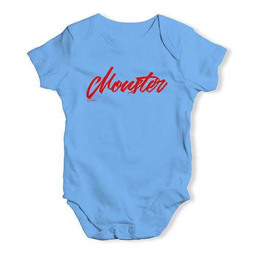 Monster Red Script Baby Unisex Baby Grow Bodysuit