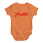Monster Red Script Baby Unisex Baby Grow Bodysuit