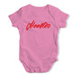 Monster Red Script Baby Unisex Baby Grow Bodysuit