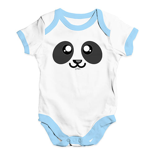 Panda Face Baby Unisex Baby Grow Bodysuit