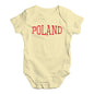 Poland College Grunge Baby Unisex Baby Grow Bodysuit