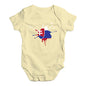 Slovakia Splat Baby Unisex Baby Grow Bodysuit