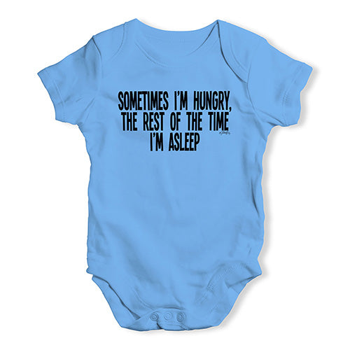 Sometimes I'm Hungry Baby Unisex Baby Grow Bodysuit