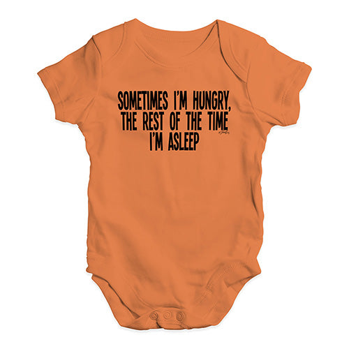 Sometimes I'm Hungry Baby Unisex Baby Grow Bodysuit