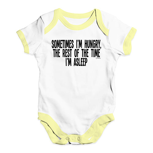 Sometimes I'm Hungry Baby Unisex Baby Grow Bodysuit