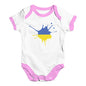 Ukraine Splat Baby Unisex Baby Grow Bodysuit