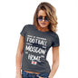 Womens Novelty T Shirt It's Coming Home Ticket Women's T-Shirt Large Dark Grey