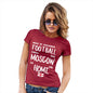 Funny T-Shirts For Women It's Coming Home Ticket Women's T-Shirt Large Red