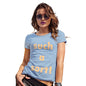 Womens Humor Novelty Graphic Funny T Shirt Such A Sort Women's T-Shirt Small Sky Blue