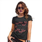 Womens Funny Sarcasm T Shirt Where's Your Head At Again? Women's T-Shirt X-Large Black