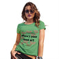 Funny T Shirts For Mom Where's Your Head At Again? Women's T-Shirt X-Large Green