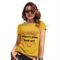 Funny Tshirts For Women Where's Your Head At Again? Women's T-Shirt Medium Yellow
