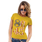 Funny T-Shirts For Women Eighty Six Forty Five Women's T-Shirt Medium Yellow