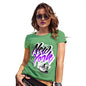 Womens Funny T Shirts Bronx New York Sneakers Women's T-Shirt Medium Green