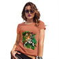 Funny Tshirts For Women Tiger In The Grass Women's T-Shirt Large Orange