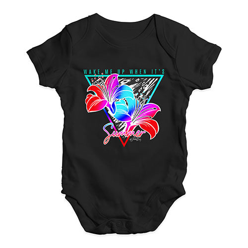 Wake Me Up When It's Summer Baby Unisex Baby Grow Bodysuit