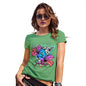 Funny Gifts For Women Wake Me Up When It's Summer Women's T-Shirt Large Green