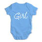 Girl Script Writing Baby Unisex Baby Grow Bodysuit