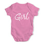 Girl Script Writing Baby Unisex Baby Grow Bodysuit
