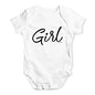 Girl Script Writing Baby Unisex Baby Grow Bodysuit