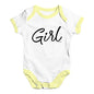 Girl Script Writing Baby Unisex Baby Grow Bodysuit