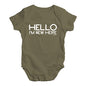 Hello I'm New Here Baby Unisex Baby Grow Bodysuit