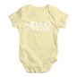 Hello I'm New Here Baby Unisex Baby Grow Bodysuit