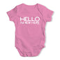 Hello I'm New Here Baby Unisex Baby Grow Bodysuit