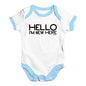 Hello I'm New Here Baby Unisex Baby Grow Bodysuit