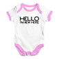 Hello I'm New Here Baby Unisex Baby Grow Bodysuit