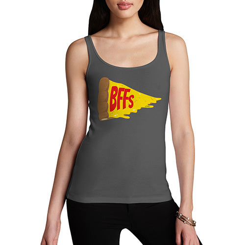 Womens Novelty Tank Top Pizza BFFs Women's Tank Top X-Large Dark Grey