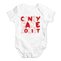 Baby Girl Clothes Candy Cane Addict Baby Unisex Baby Grow Bodysuit 18 - 24 Months White