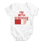 Cute Infant Bodysuit I'm With Scrooge Baby Unisex Baby Grow Bodysuit 12 - 18 Months White