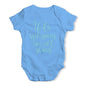 Funny Baby Onesies If It's Snowing I'm Not Going Baby Unisex Baby Grow Bodysuit 3 - 6 Months Blue