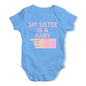 Baby Onesies My Sister Is A Fairy Baby Unisex Baby Grow Bodysuit 6 - 12 Months Blue