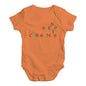 Funny Infant Baby Bodysuit No Sleep Til Christmas Baby Unisex Baby Grow Bodysuit 0 - 3 Months Orange