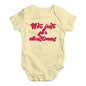 Baby Onesies Not Just For Christmas Baby Unisex Baby Grow Bodysuit New Born Lemon