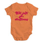 Funny Baby Clothes Not Just For Christmas Baby Unisex Baby Grow Bodysuit 6 - 12 Months Orange