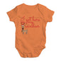 Baby Girl Clothes I Got Here On My Reindeer Baby Unisex Baby Grow Bodysuit 0 - 3 Months Orange
